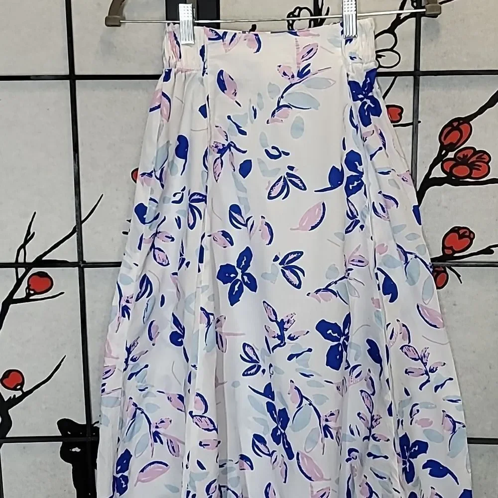 Dorothee Schumacher Bold Flowers Floral Maxi Skirt Size XXS